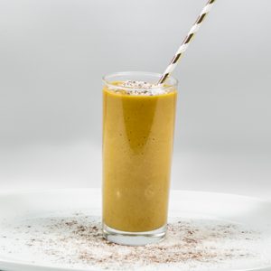 Detoxifying pumpkin protein smoothie