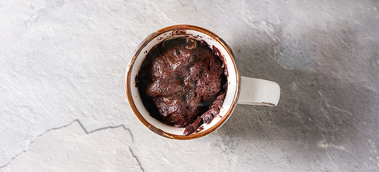 Healthy mug cake