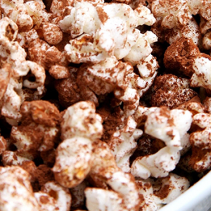 Healthy halloween snack - popcorn