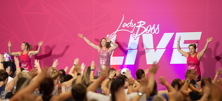Inspirational messages at LadyBoss Live
