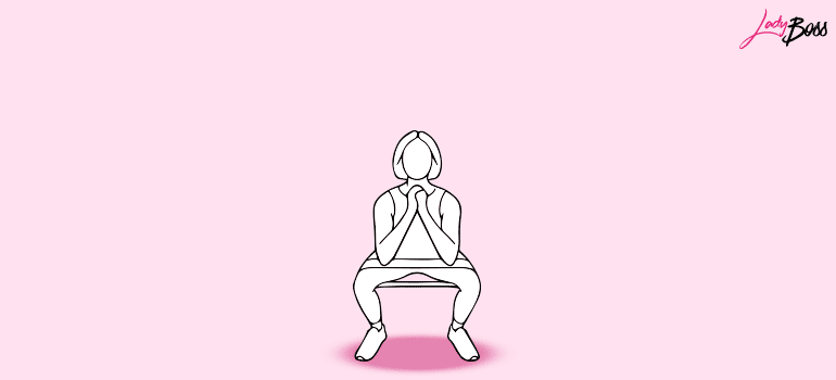 Glute exercises - jump squat