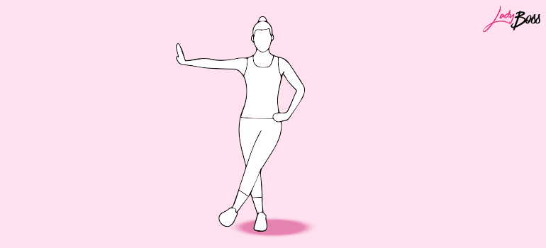 Leg swing warm-up