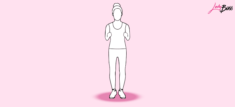 Side lunge warm-up